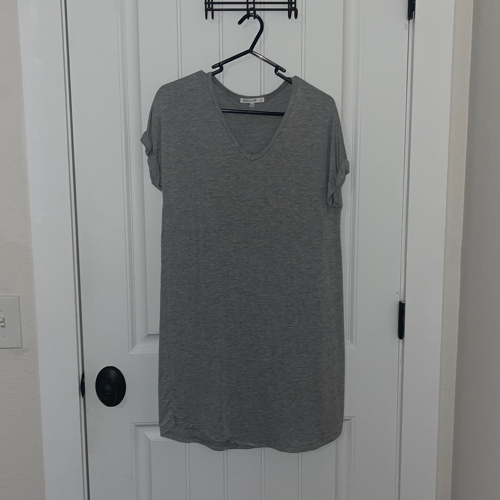 TSHIRT DRESS GREY